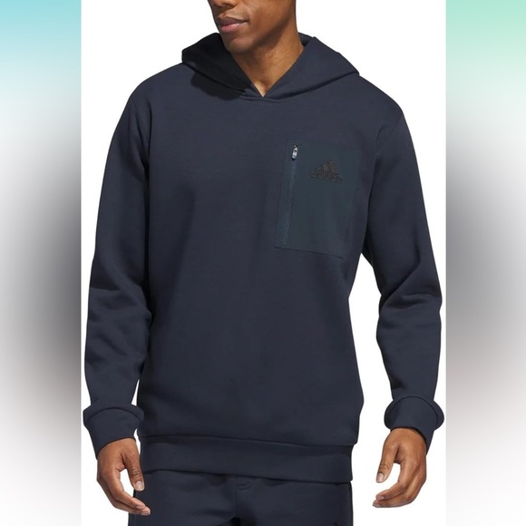 Adidas Men’s Regular Fit Kangaroo Pocket Hoodie - Picture 3 of 8